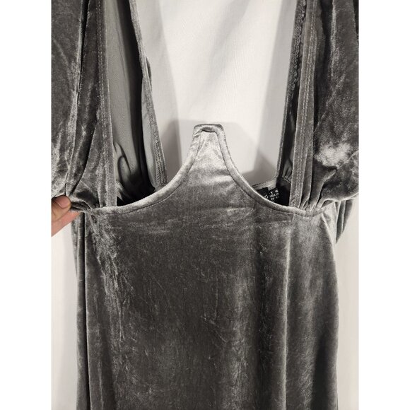 NWT Pretty Little Things Maxi Dress Velour Bust Corset Whimsygoth Fairycore 12 - Picture 2 of 6